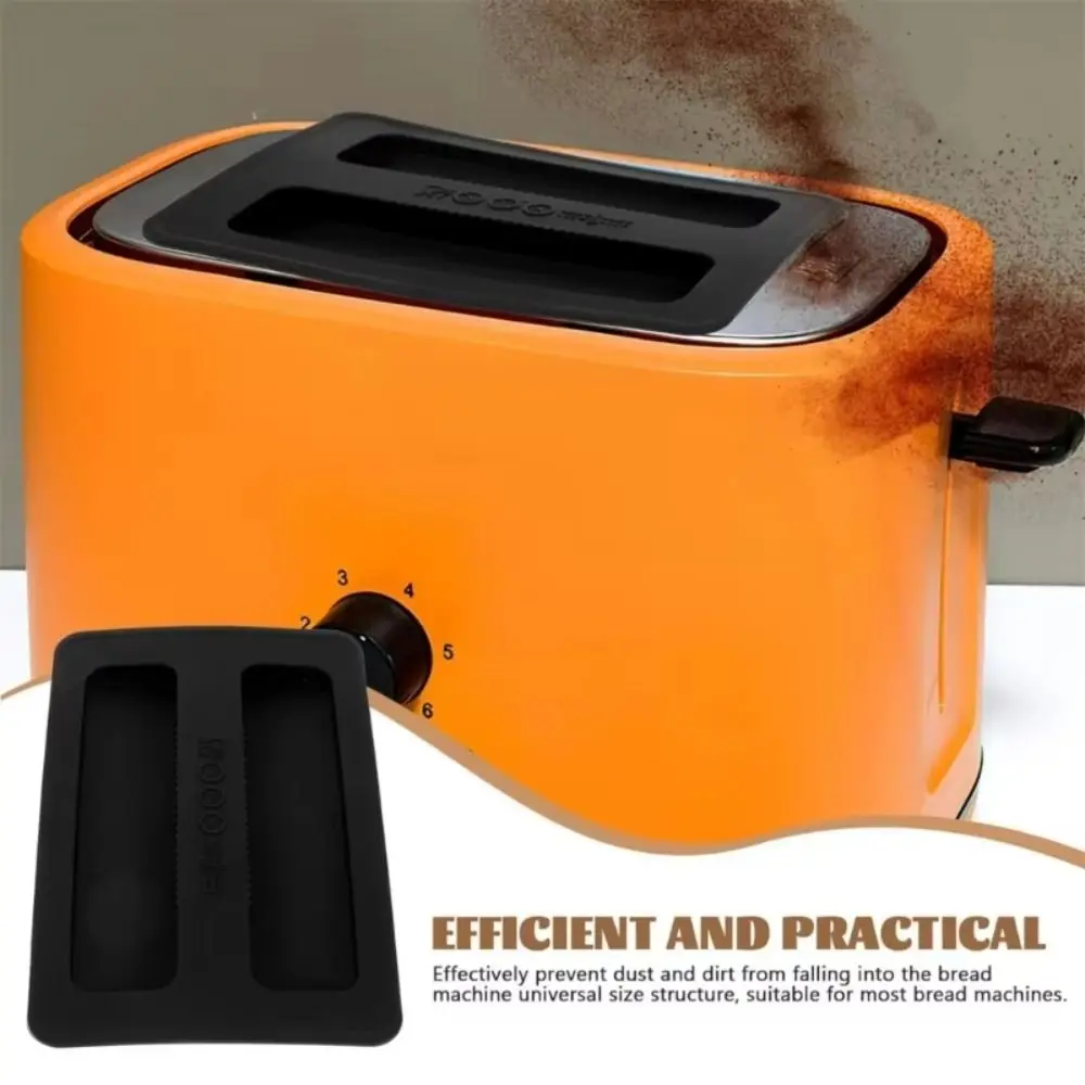 Silicone Toaster Dust Cover Soft Dustproof Breakfast Machine Cover Universal Toaster Upper Lid
