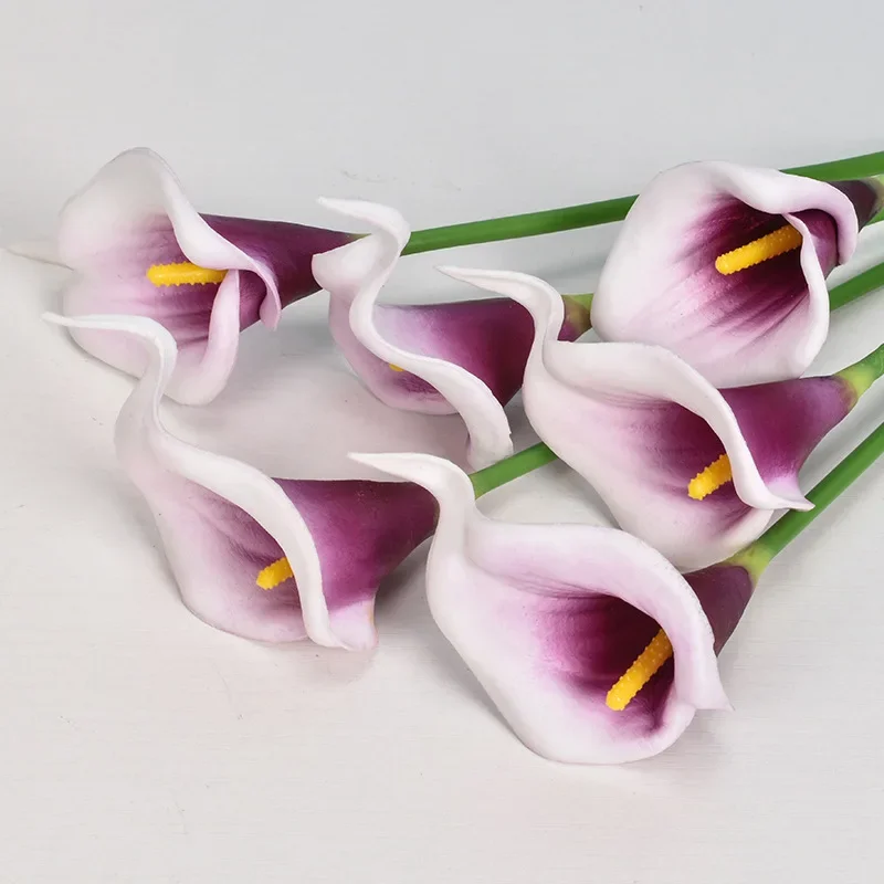 1/3pcs Real Touch Calla Lily Artificial Flowers Calla Lily Bouquet for Wedding Bouquet Bridal Home Flower Artificial Decoration