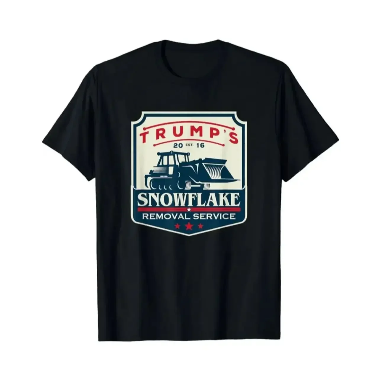 T-Shirt Streetwear T Shirts for Men Camiseta Hombre 77899 Trump's Snowflake Removal Service - Funny Donald Trump 2024 harajuku