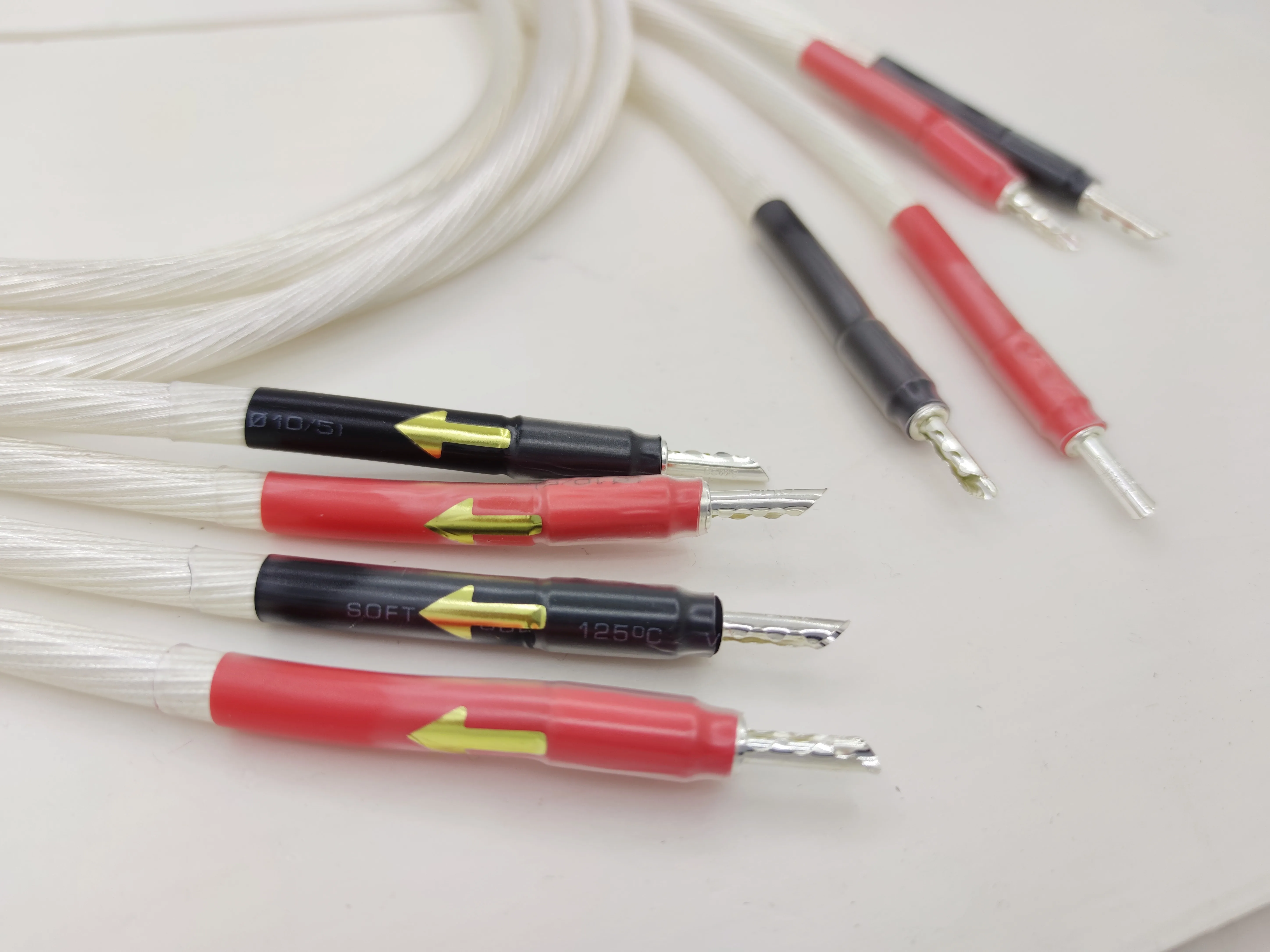 5NOCC Single Crystal Silver Firing Grade Main Sound Box Cable, Speaker Cable, HIFI Power Amplifier, and Biliary Connection Cable