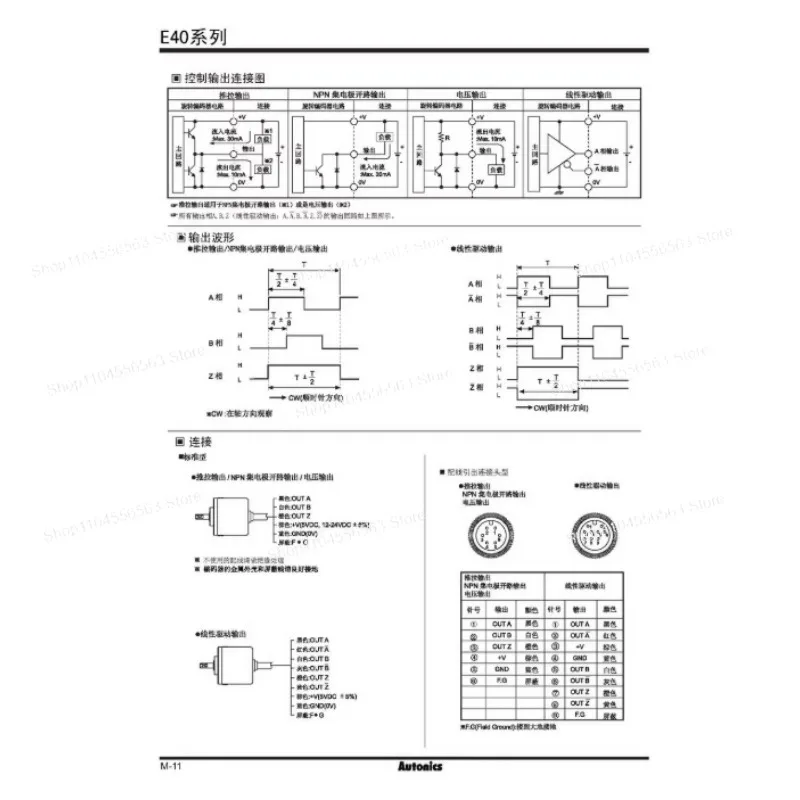 Encoder rotativo Autonex E50S8-2000-3-T-24