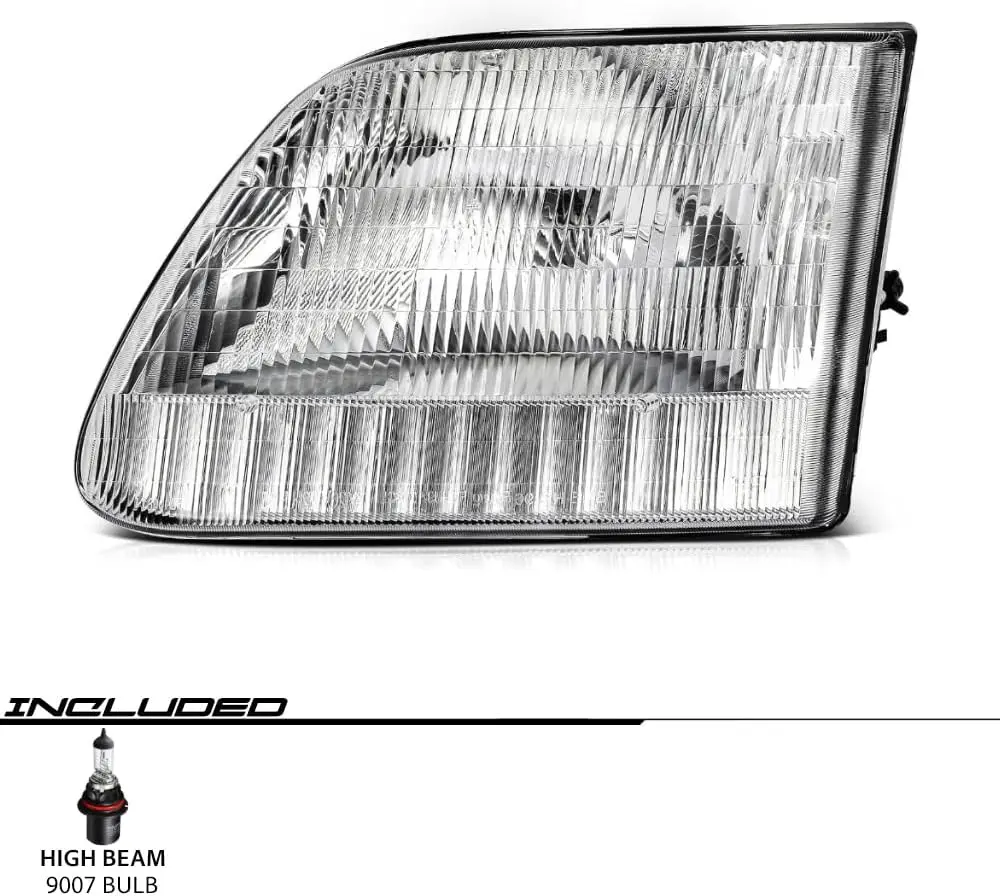 OE نمط مصابيح الهالوجين الأمامية الجمعية استبدال لفورد 97-03 F-150 97-99 F-250 LIGHT DUTY 97-02 EXPEDITION [ FO2502139 FO2503