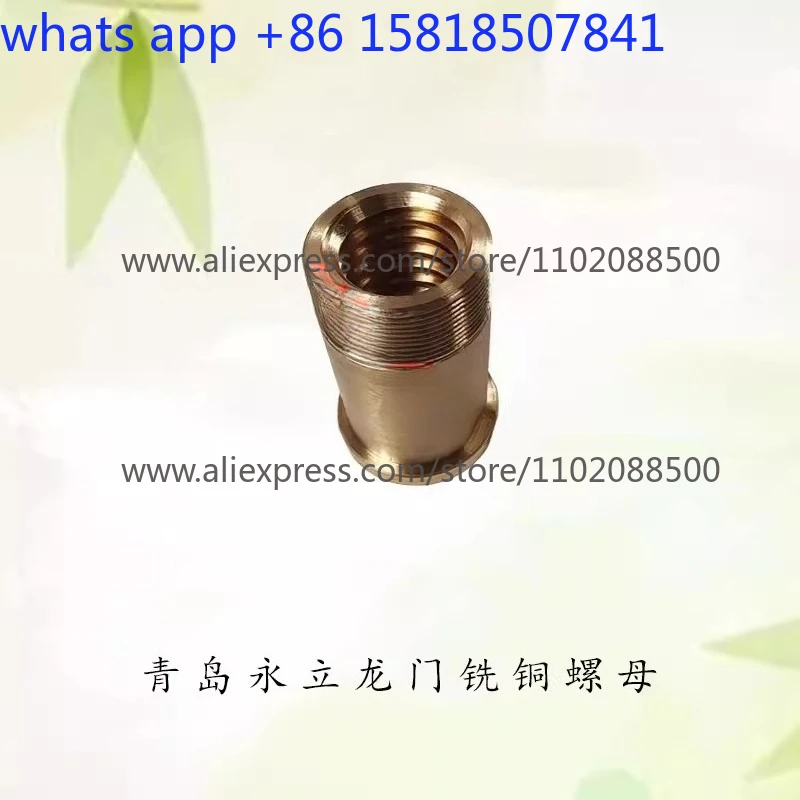 

Фрезерно-гравировальный станок для обработки медных гаек T30X5L68, торцевая и боковая фрезеровка, аксессуары для медной проволоки