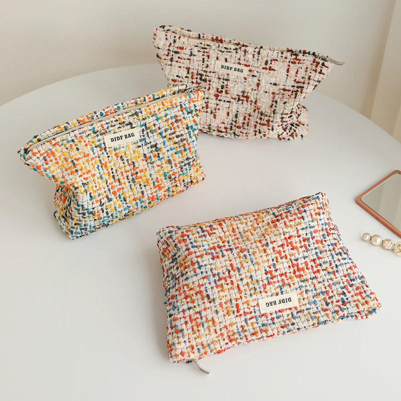 

Большая вместительная косметичка-клатч для путешествий, желтая плюшевая женская сумка для косметики, портативная дорожная сумка для туалетных принадлежностей