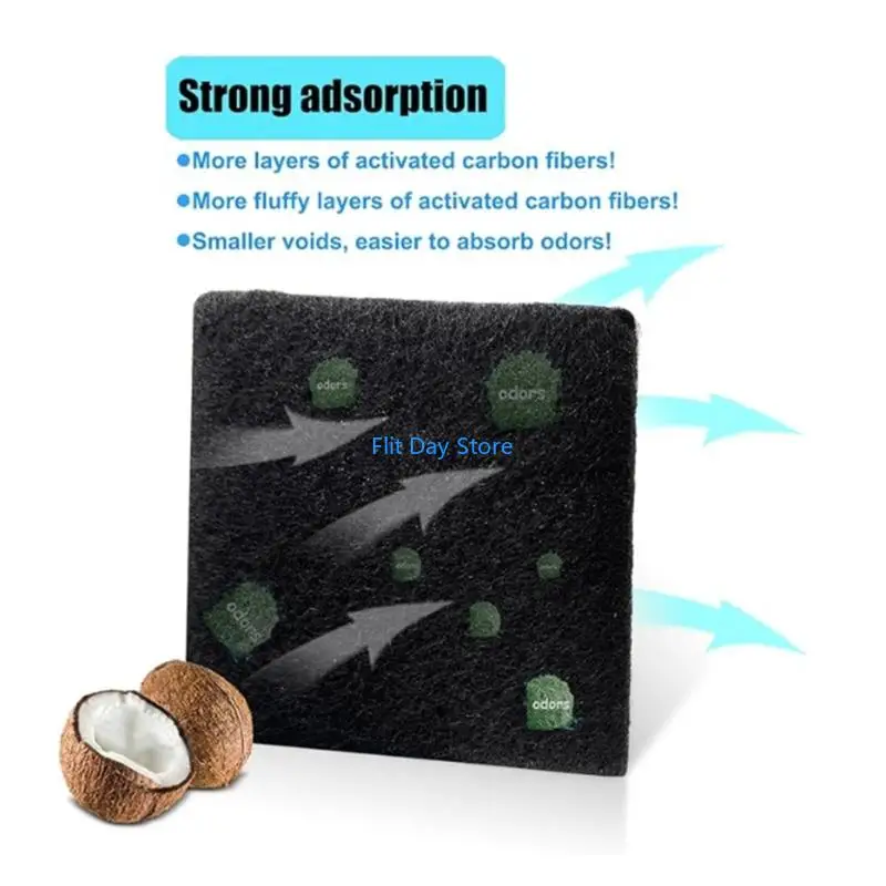 F92C 12 Pack Biodegradable Odor Neutralizing Filters Refills for Household Trash Can