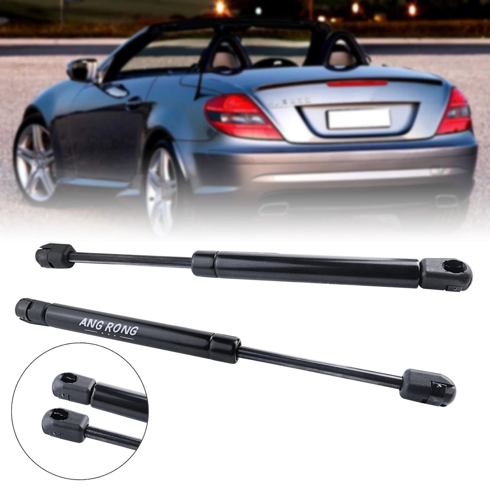 For 2004-2011 Mercedes SLK R171 Convertible Rear Tailgate Boot Gas Lifter Struts