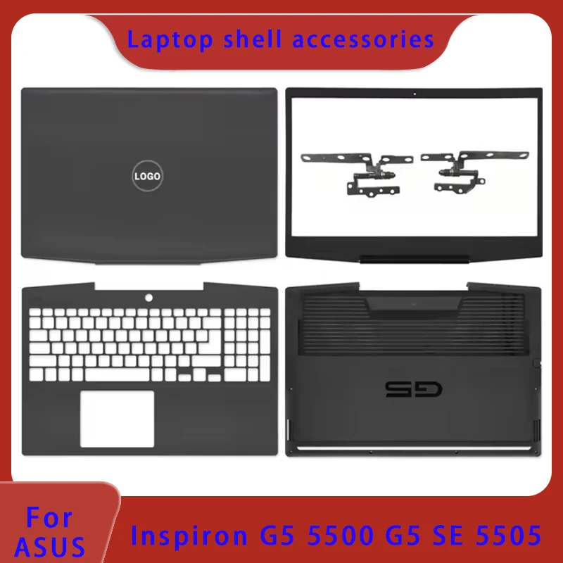 

Подходит для ноутбука Dell Inspiron G5 15 5500 G5 5500, задняя крышка ЖК-дисплея, передняя панель, подставка для рук, петли верхней и нижней части корпуса ABCD