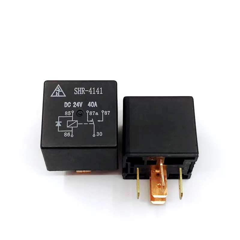 （Brand-new）1pcs/lot 100% original genuine relay:SHR-4141 24V 40A 5pins Automotive relay with diode HFV4 024-1Z1SGD1