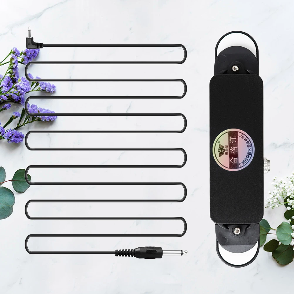 

- Classic Acoustic Guitar Pickup Transducer Wire Amplifier Guitar Pickup Sound 12 Hole Pickup For Guitar Accessories with Connec