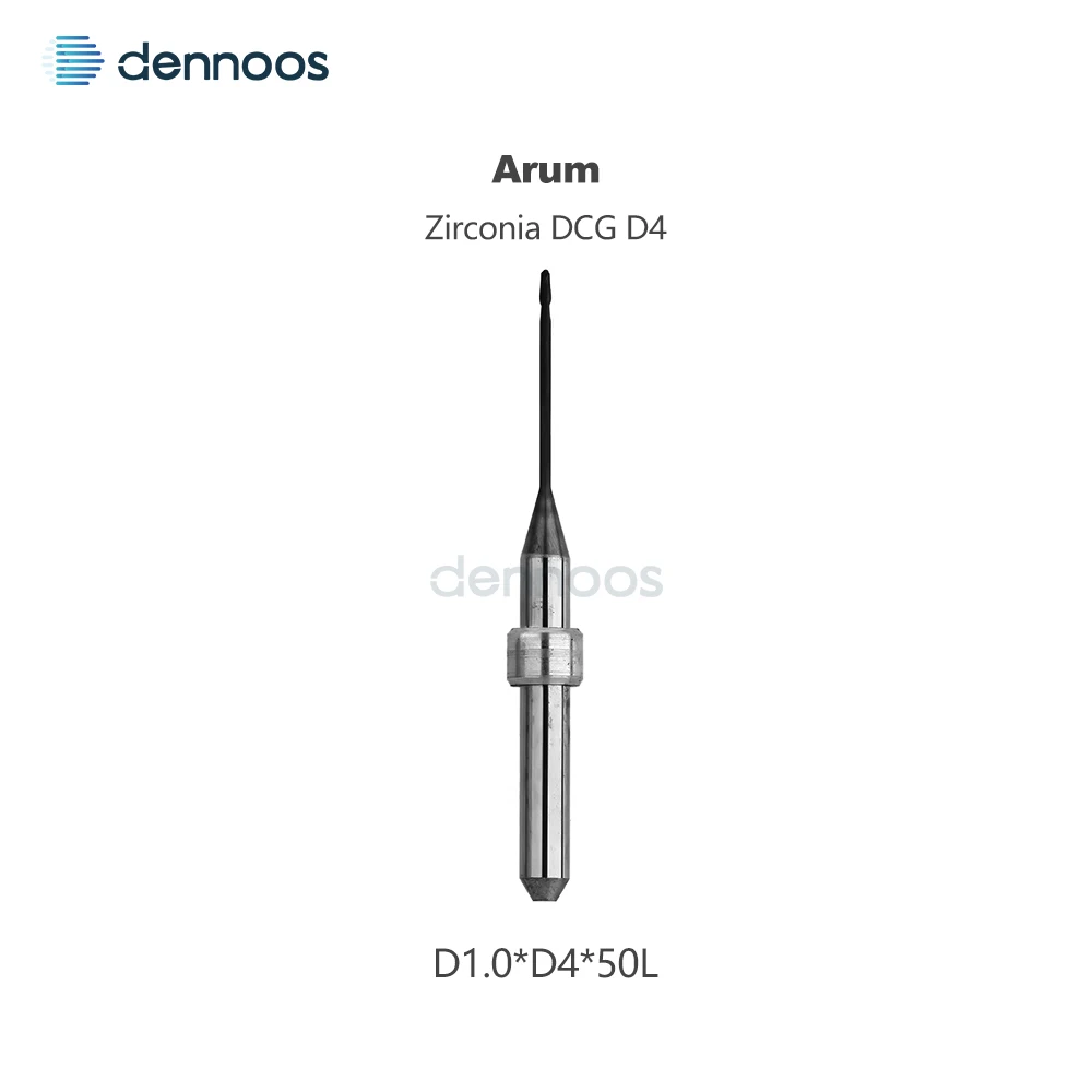 ARUM Zirkonoxid-Fräser D4 Schaft 50mm Länge DIA 2.0/1.0/0.6mm Bohrer Dental CAD/CAM Zirkonoxid-Bohrer Arum Fräser Fresa – Detail 3