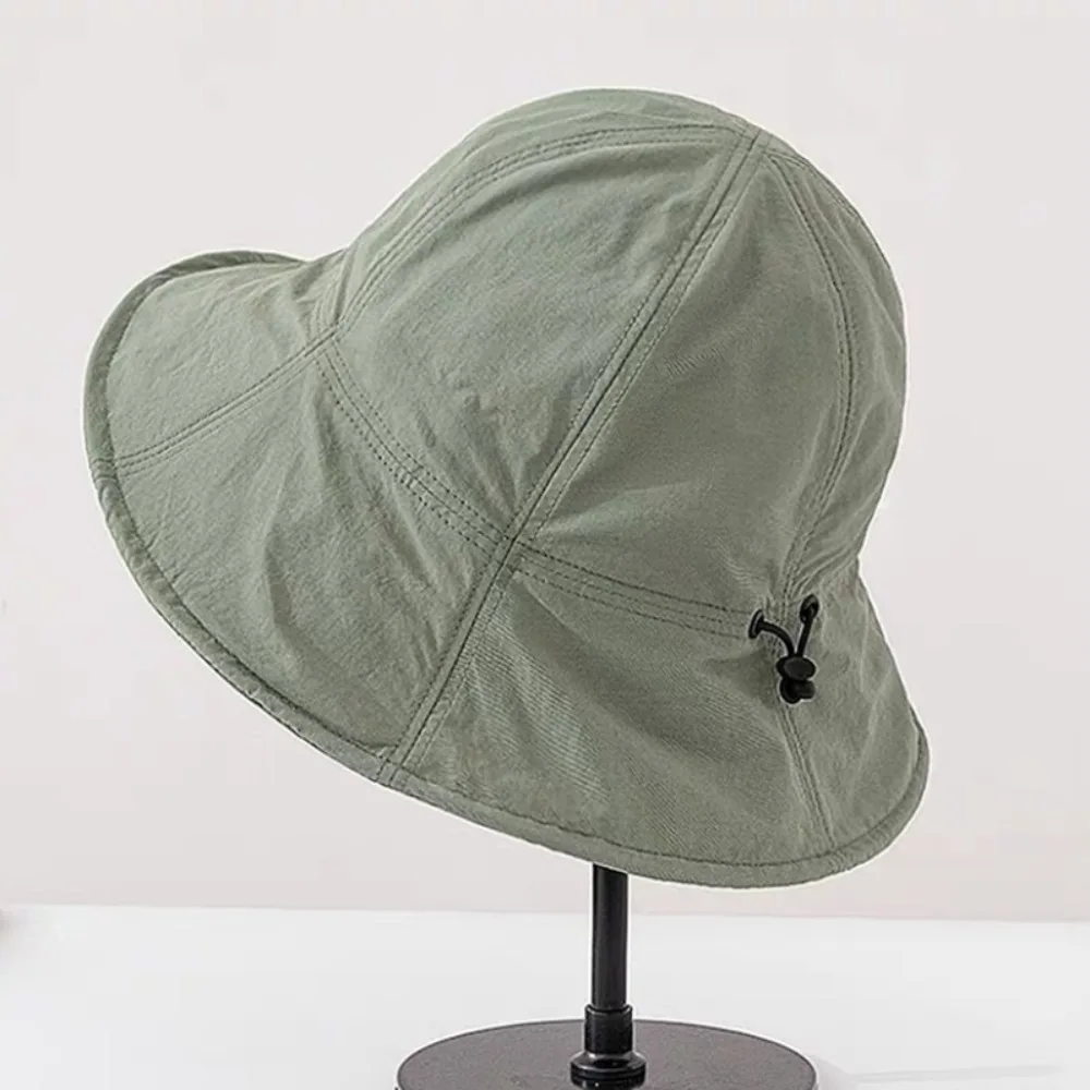 

New Breathable Bucket Hat Waterproof Foldable Fishing Hat UV Protection Adjustable Sun Hat