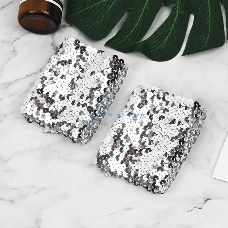 

97QE Arm Cuffs Stretchy Elastic Sparkling Arm Sleeve for Special Occasion