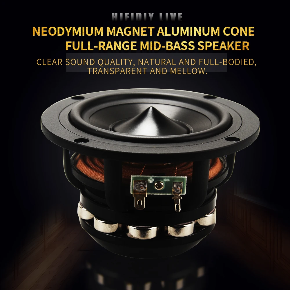 HIFIDIY لايف hifi 4 ~ 6.5Inch12 0/153/182 مللي متر النقي Midrange كامل التردد وحدة مكبر الصوت 8OHM 60W100W 120 واط midbass مكبر الصوت M4/5/6N
