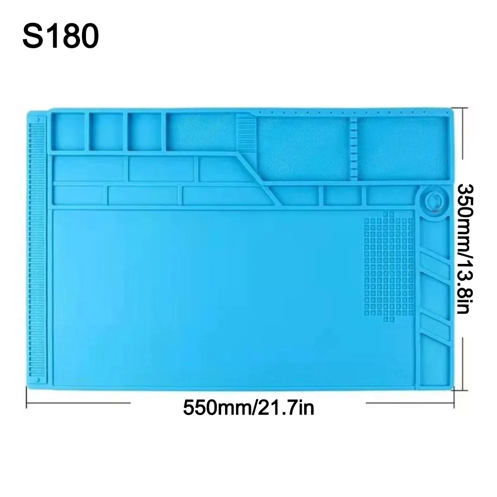 Silicone Soldering Station Mat Anti-Static Corrosion-Resistant Watch Repair Mat Soft Texture Rubber Non-Slip