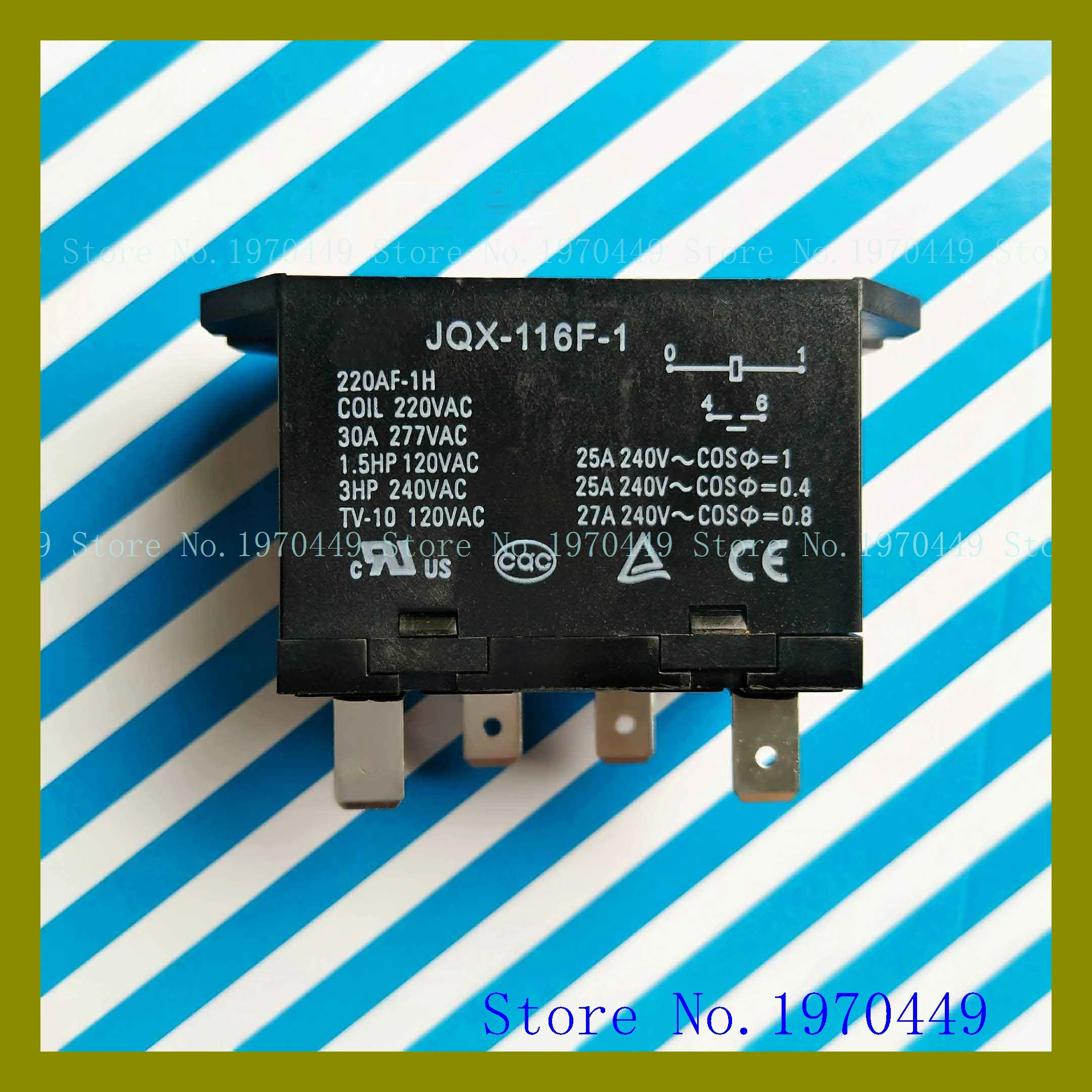 JQX-116F-1-220AF-1H 220VAC 4 30A