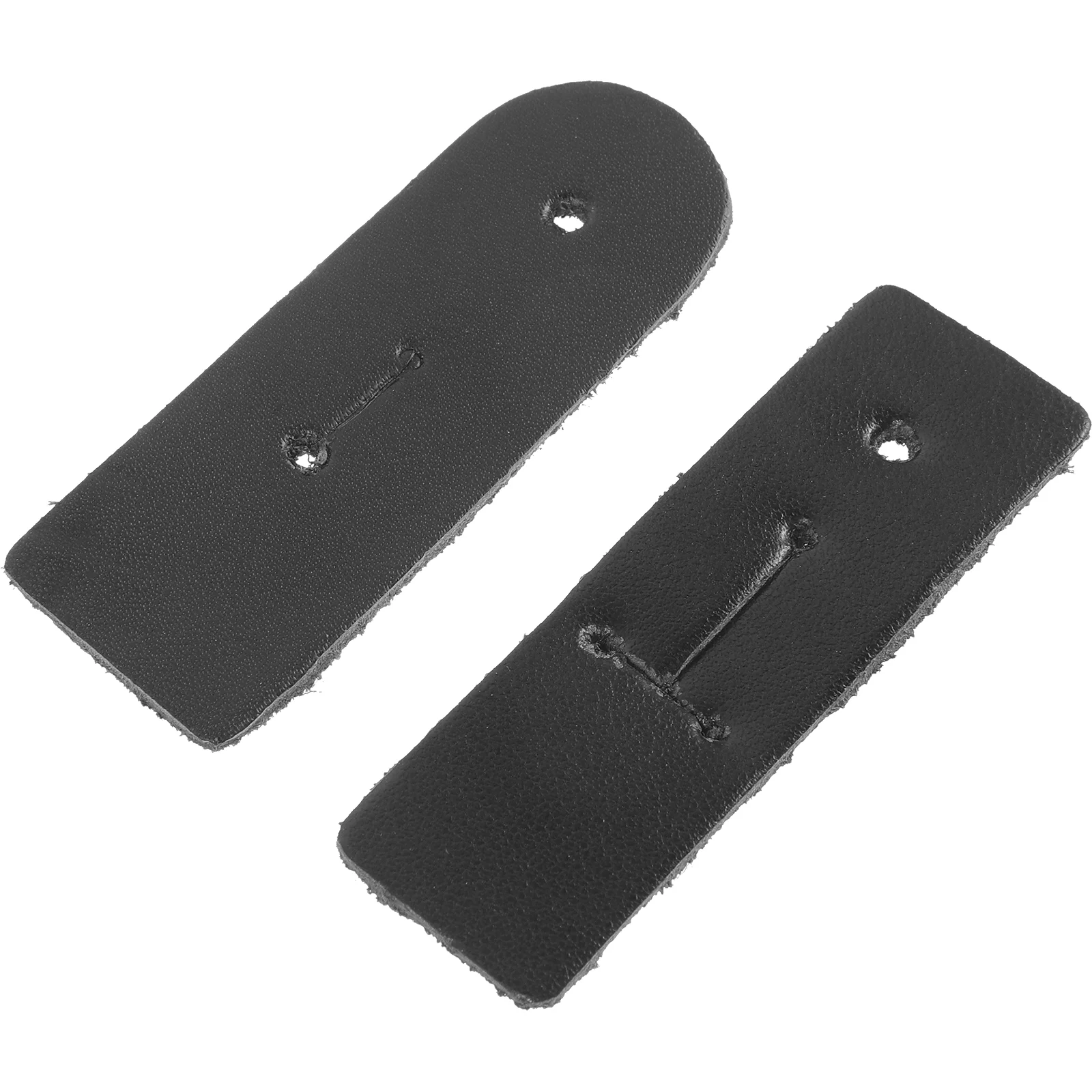 2 Pcs Clarinet Straps Thumb Tab for Cling Neck Cushion Hanging Small Neckband Supplies Comfortable Pu Replacement Accessories