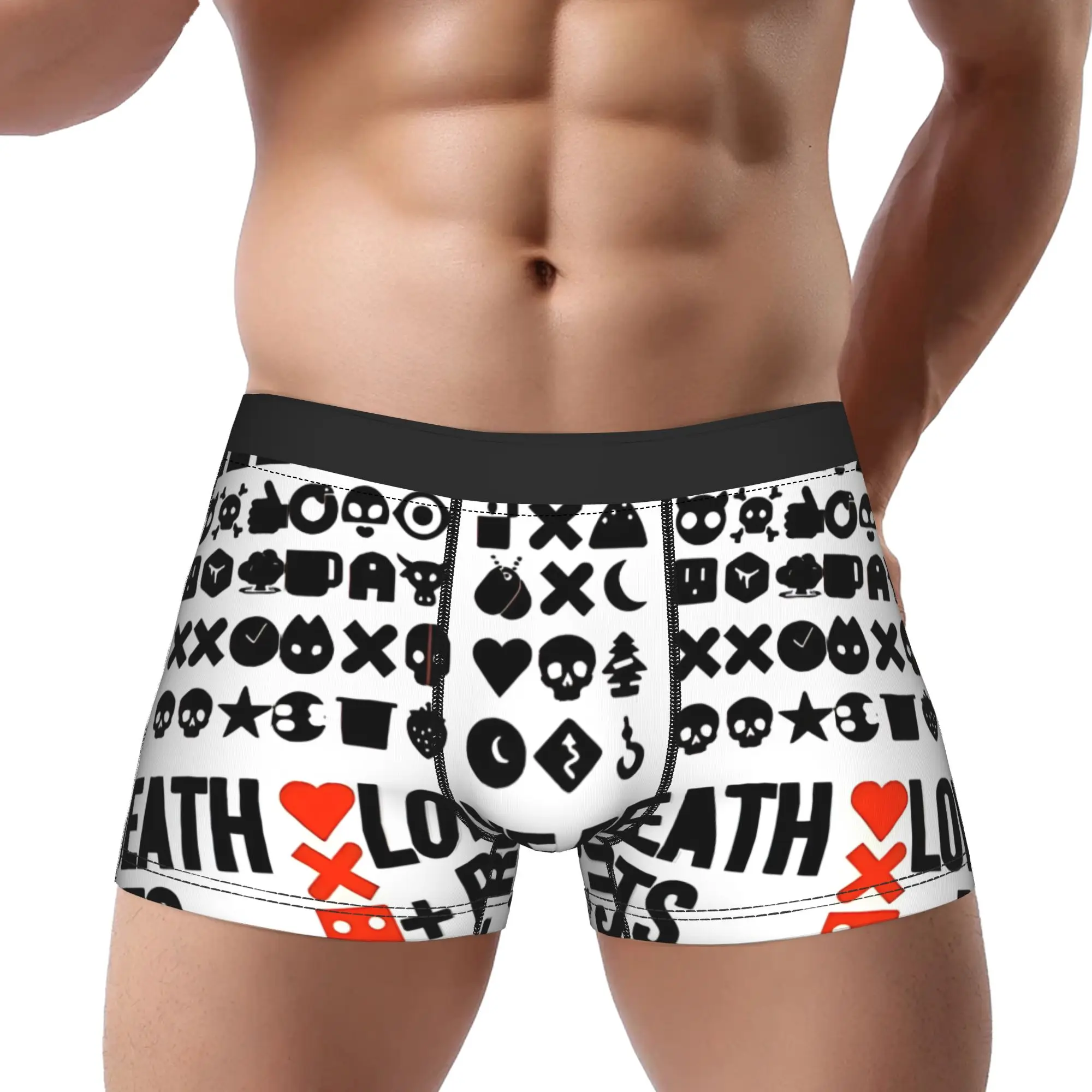 lLove, Death  Robots lLove Death and Robots Underpants Breathbale Panties Men's Underwear Ventilate Shorts Boxer Briefs