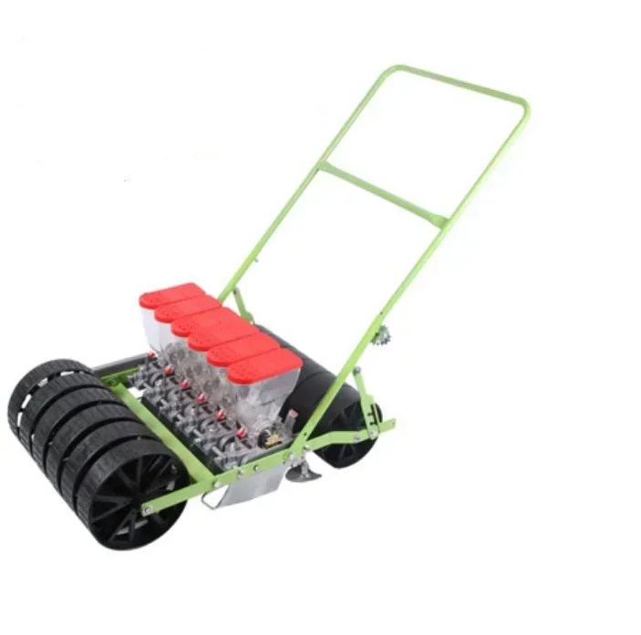 For Hand Propelled 1 2 3 4 5 6 Row Agricultural Machinery Rapeseed Seed Sowing Rice Planting Vegetable Planters Seeder Machine