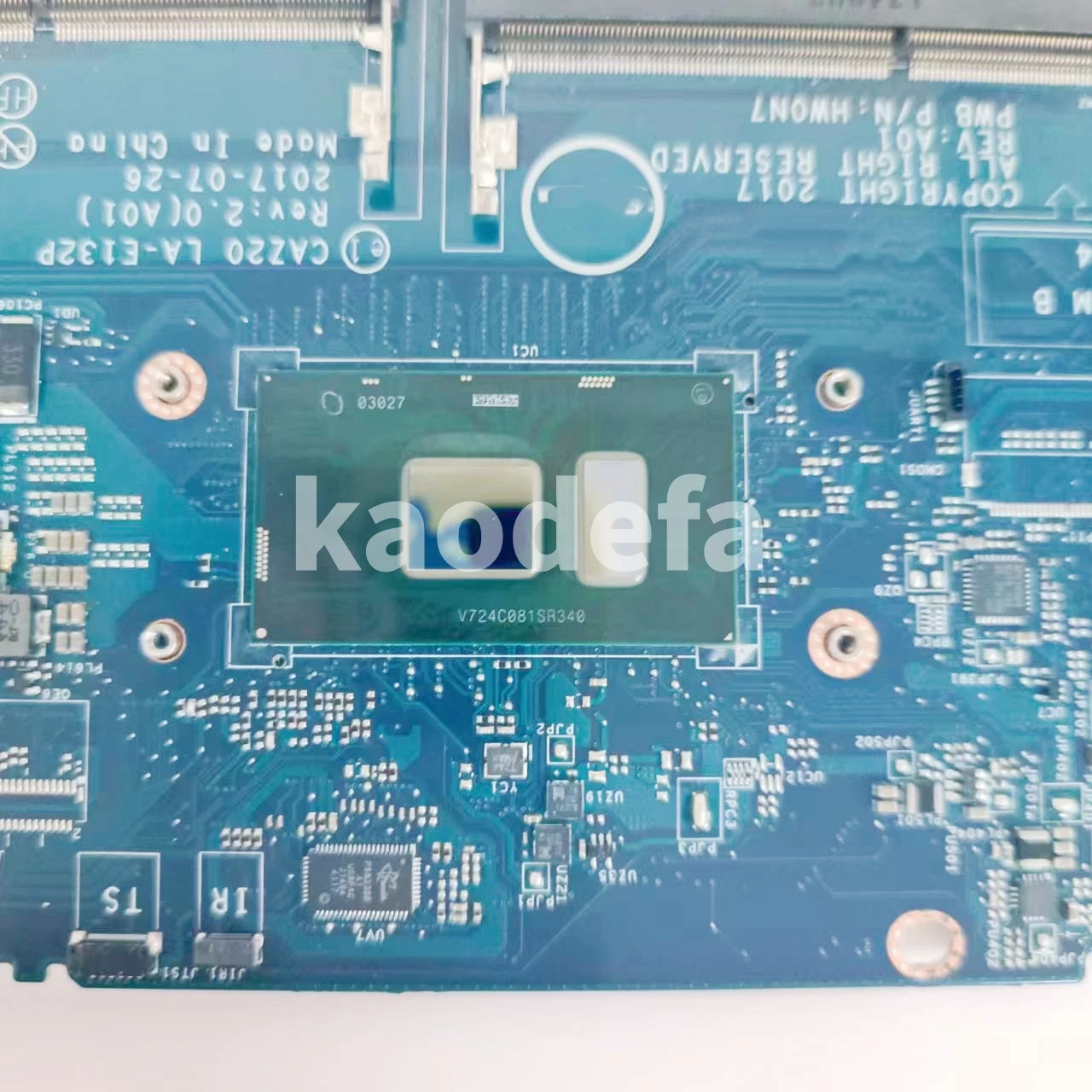 Imagem -05 - Laptop Motherboard para Dell Latitude 7480 La-e132p Mainboard Cpu: I56300u I57200u I5-7300u Cn0mwgpy Cn-0yf9vm 100 Teste ok