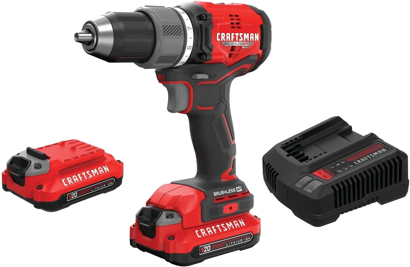 Cordless Drill/Driver Kit, with Batteries and Charger Brushless Part of cordless power tools and outdoor equipment systems