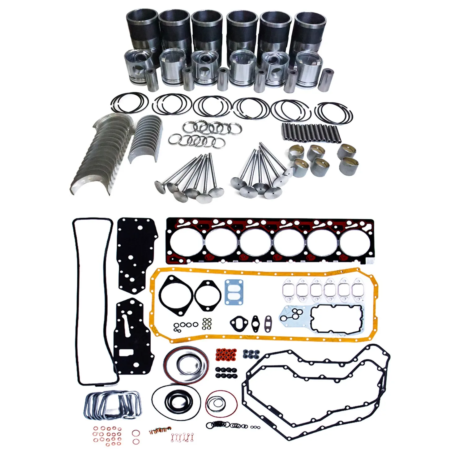 Overhaul Rebuild Kit Connecting Rod + Crankshaft Fits For Komatsu 6D102 Engine
