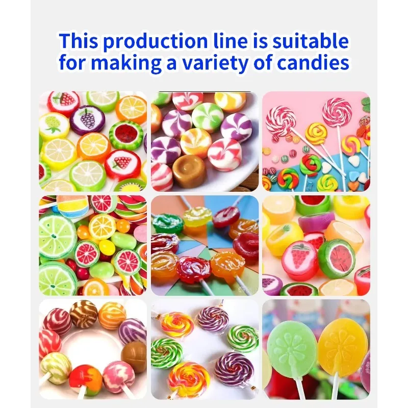 Customized Factory Efficient Candy Production Line Lollipop Production Line Lollipop Maker