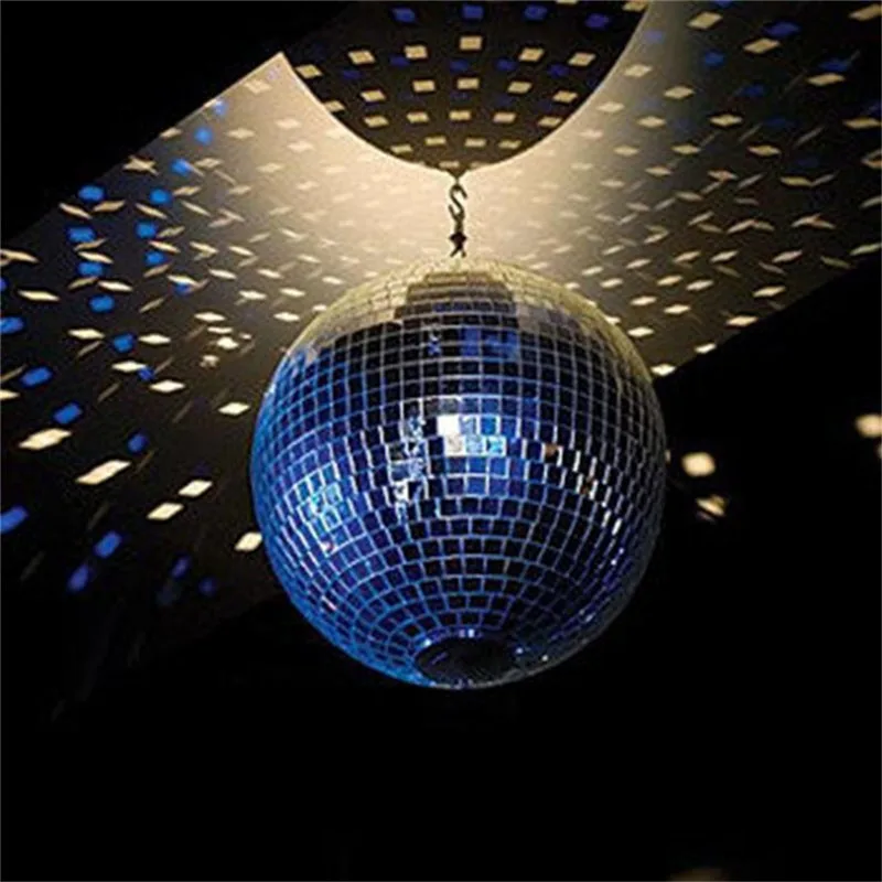 6Pcs 3cm Mirror Ball Disco Ball Stage Light Reflective Rotating Bright Silver Glass Ball Wedding Party Christmas Home KTV Decor