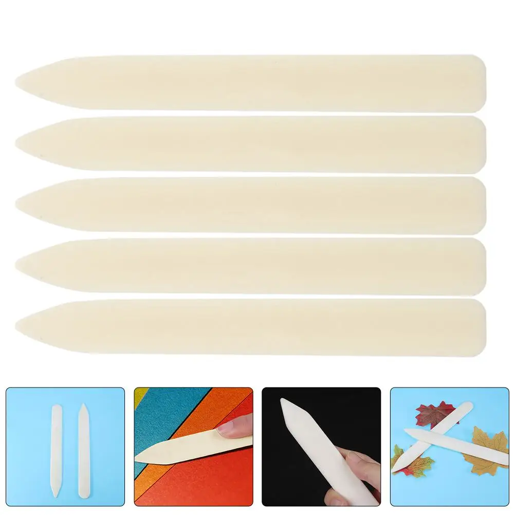 Herramienta de carpeta de huesos de plástico para manualidades, cuchillo de pliegue, puntuación de cartón, encuadernación, abridor de sobres, cartas, documentos plegables, 10 Uds.