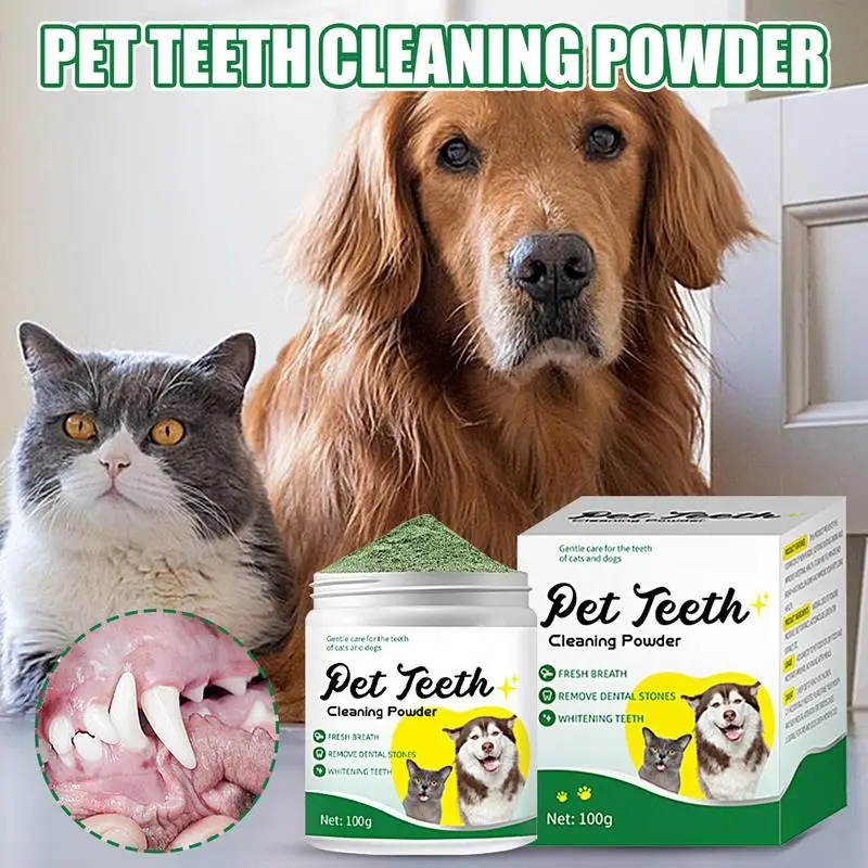 Dog Teeth Cleaning Powder For Food Advanced Powder Advanced Care 100g Formulated Dog Tooth Powder For Small Medium Large Dogs