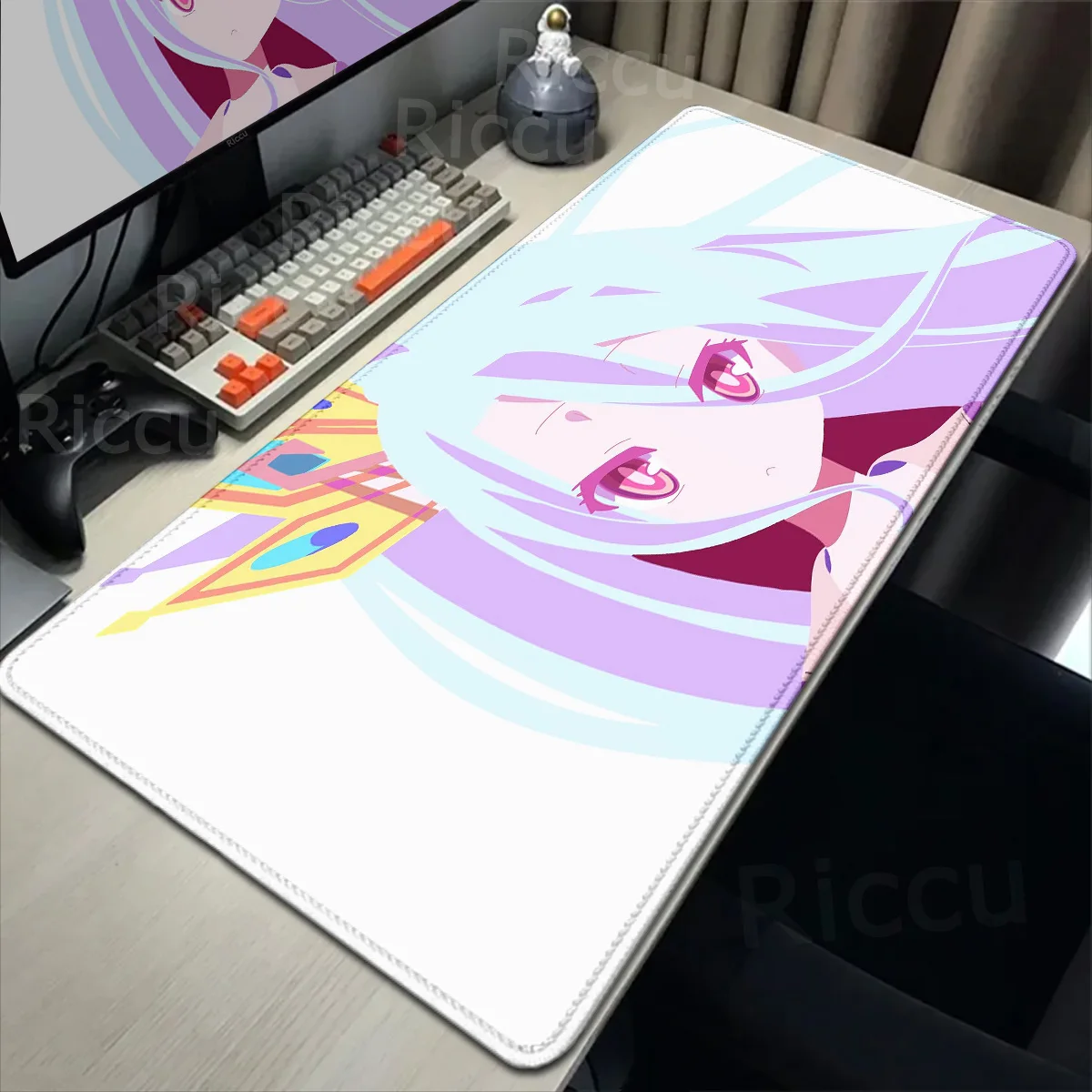 

Mousepad No Game NO life XXL Lockedge Office Computer Desk Mat Table Keyboard Big HD Mouse Pad Laptop Cushion Non-slip Accessory