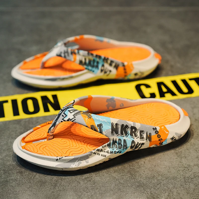 Unisex Summer Outdoor Sandals Anti-Slip Soft Bottom Sporty Casual Big Size Beach Slippers Human-shaped Clogs Breathable Slip-On