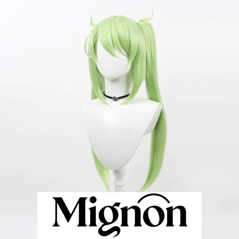 Blue Archive Hyland Railway Twins cosplay wig green twin style Halloween gift