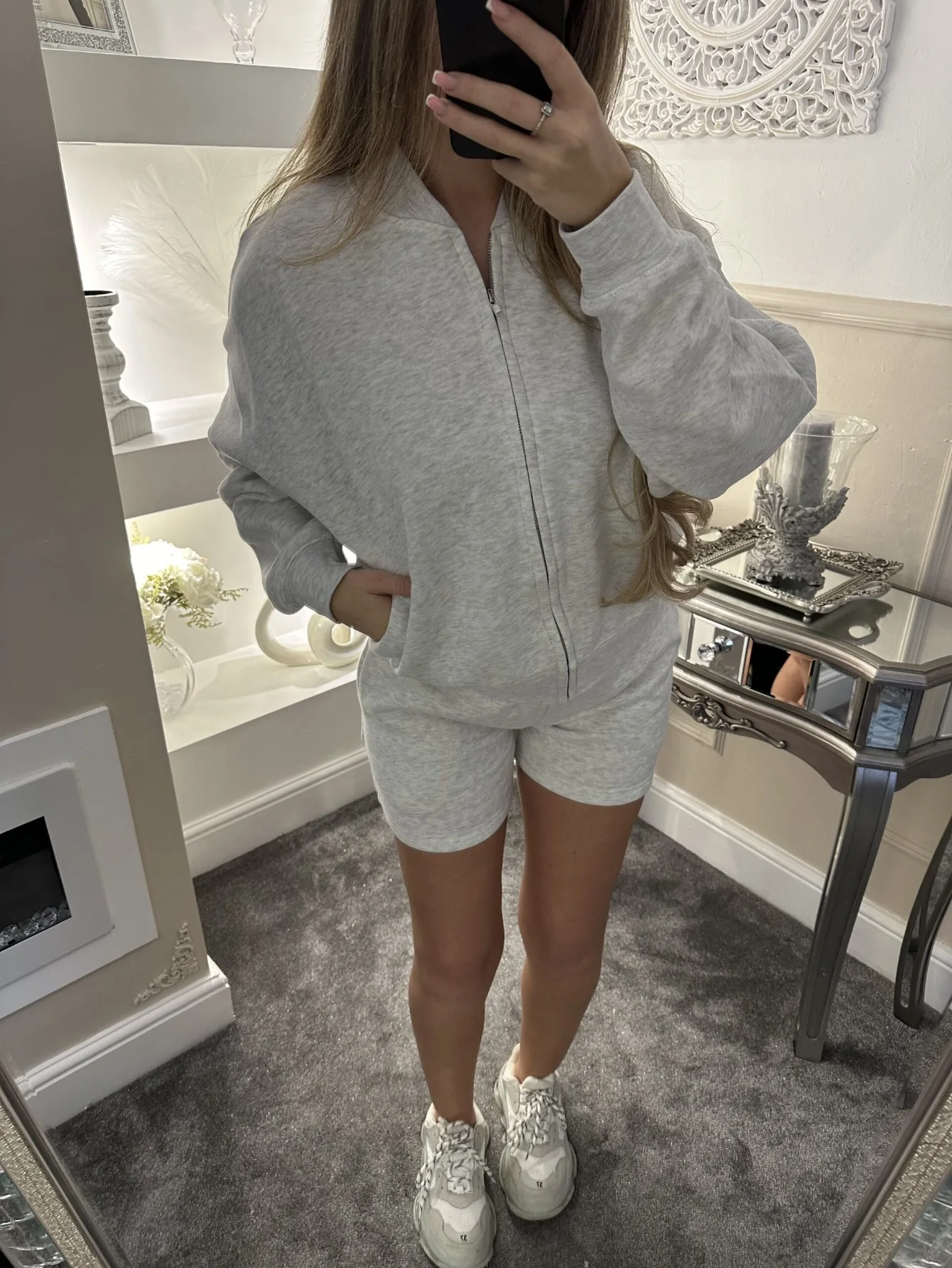 

Новая осенне-зимняя модная повседневная однотонная приталенная куртка на молнии с длинными рукавами и круглым вырезом + комплект шорт с восточной талией, 4 цвета