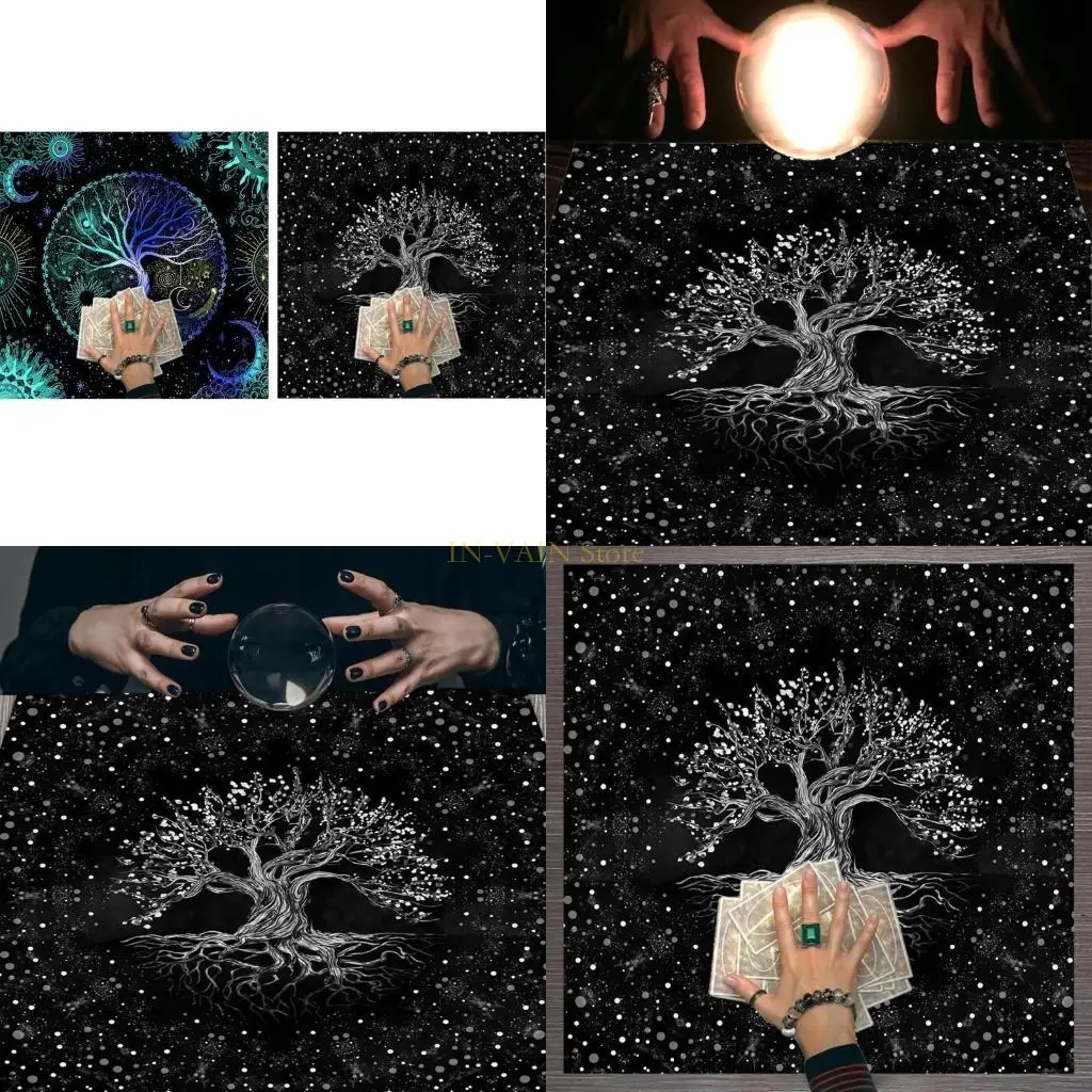 

M5TC Divinations Tableecloth Trees of Life Cards Card