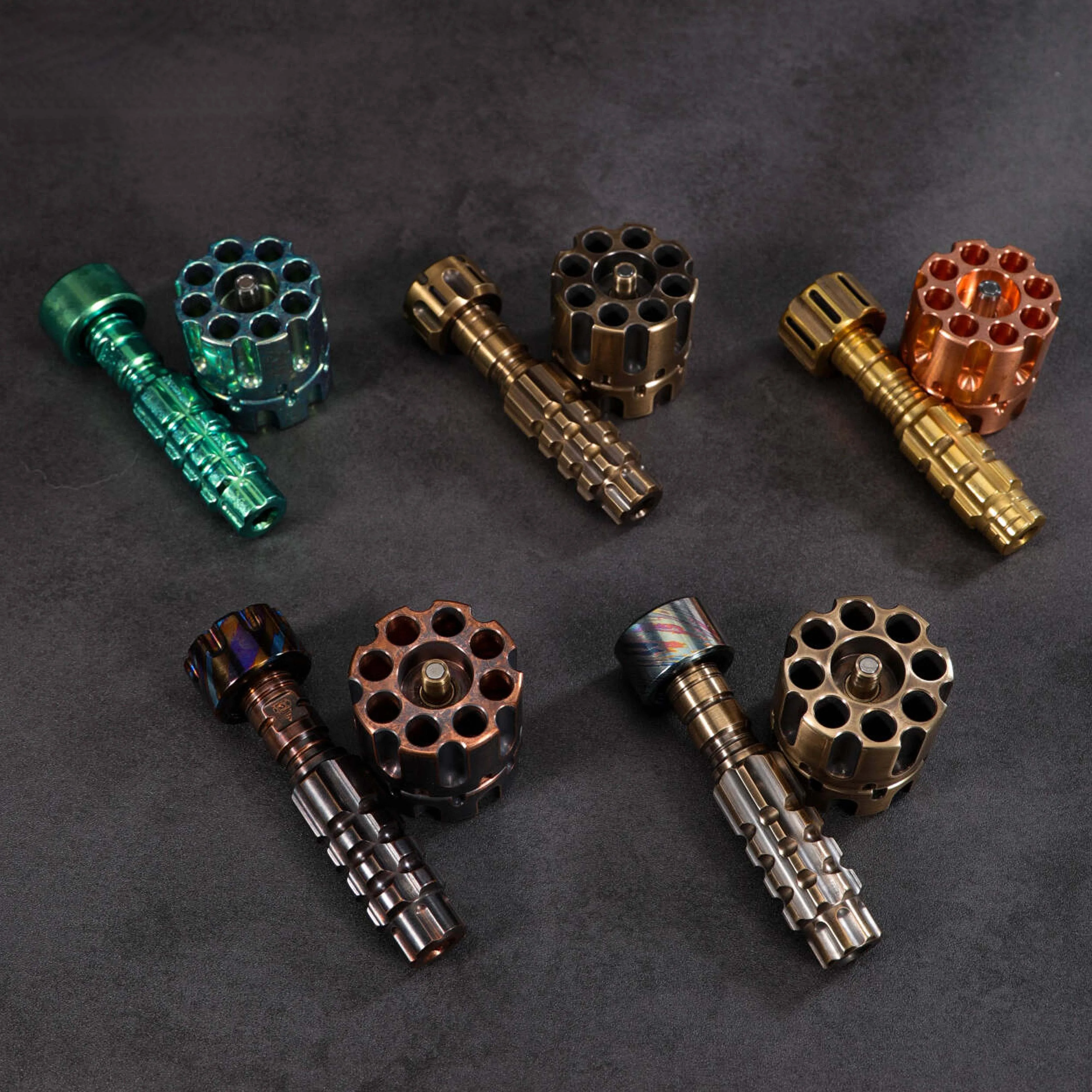 1 قطعة مفك دمشق النحاس الدوران متعدد الوظائف التكتيكية EDC أداة القلم النحاس البرونزية تململ لعبة #5