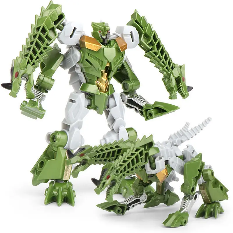 5 In 1 Transformation Robot Dinobots Dinosaurs Assembled Figure Toys Deformation Alien Dragon Monster Gifts for Kids