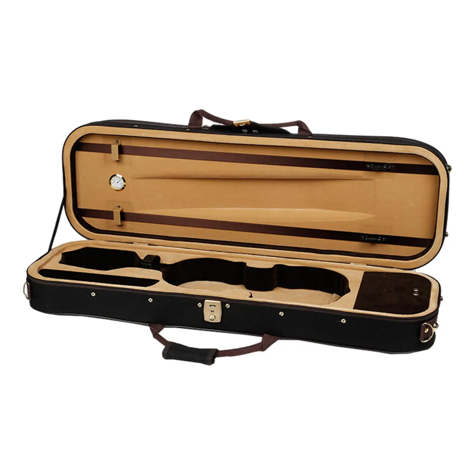 Violin Case Adjustable Straps Portable Oblong Violin Bag for