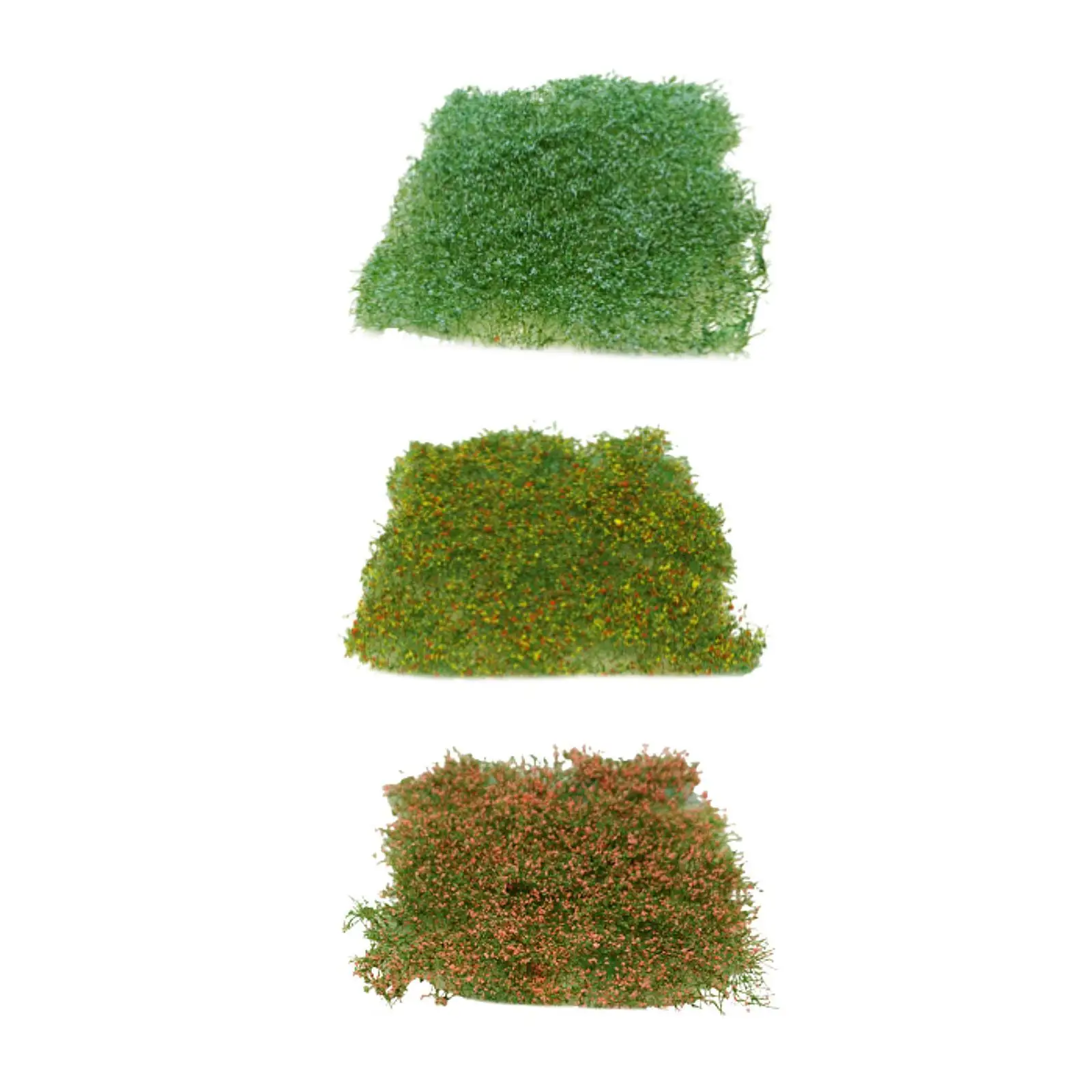 Flower Grass Tuft Model Mini Flowers Cluster for Terrain Railway Scenery Railroad Scenery Scenery Landscape Building Model Decor