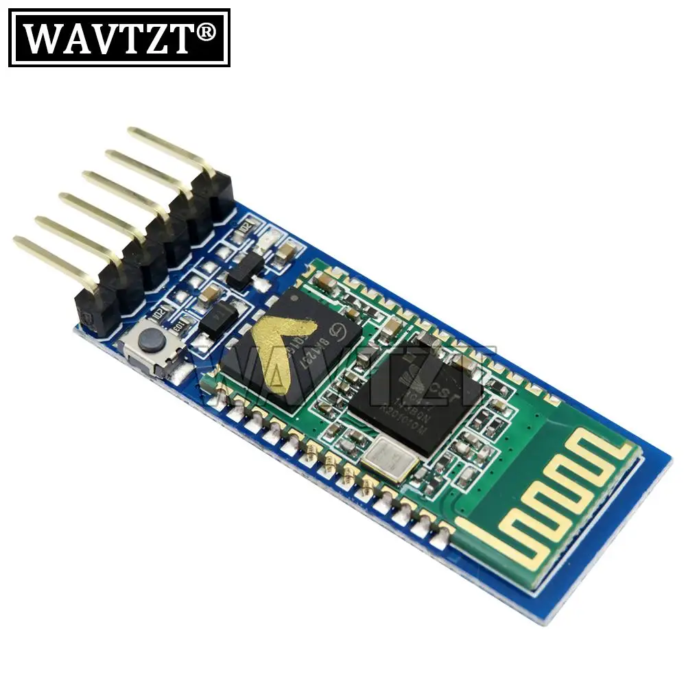 WAVTZT HC-05 HC05 Bluetooth Transceiver Module 2.4G RF Wireless Industrial Bluetooth module RS232 / TTL to UART converter 6PIN