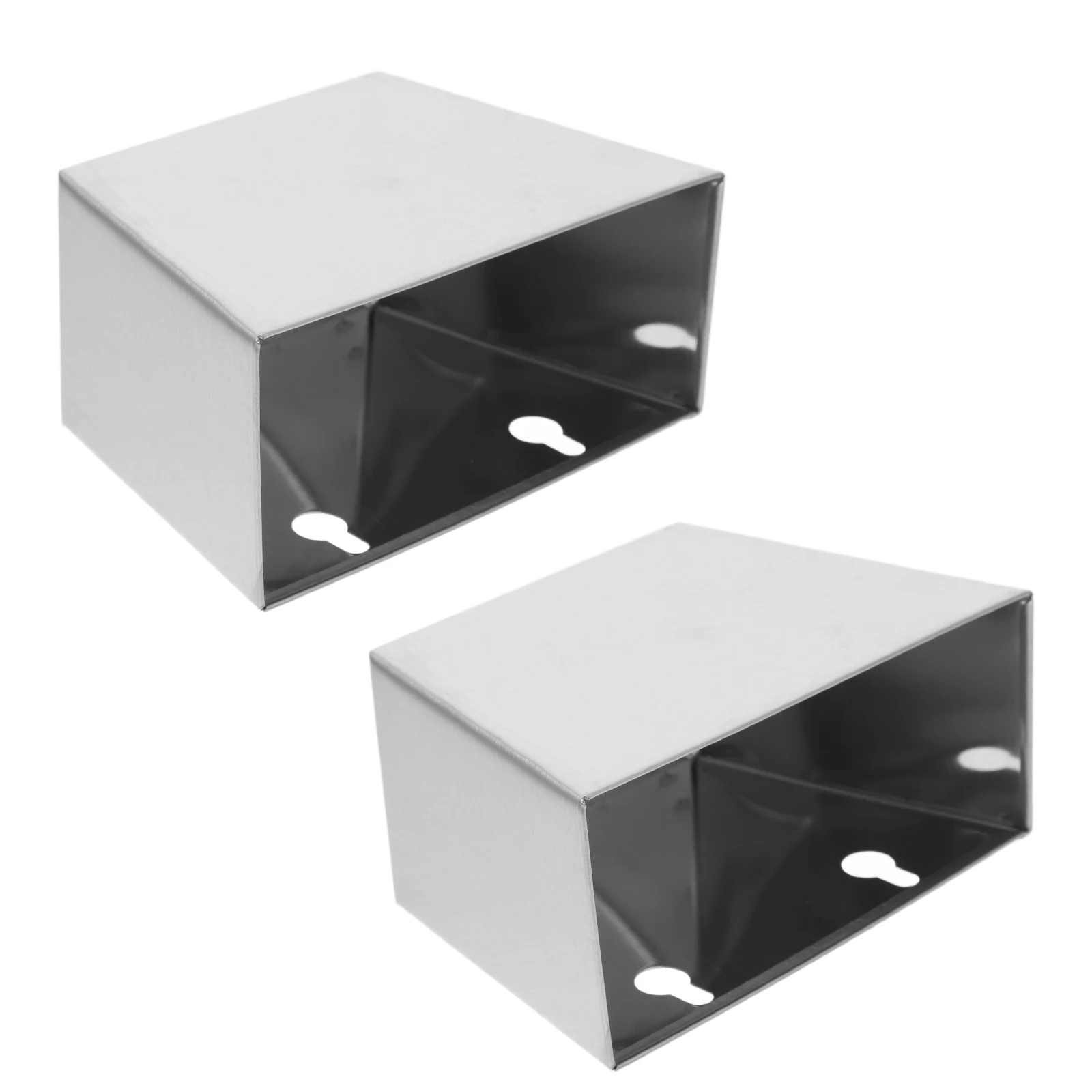 

2PCS Bottle Cap Storage Box Opener Beer Catcher Wall Mounted Stainless Steel Holder Efficient Space Tidy Decor