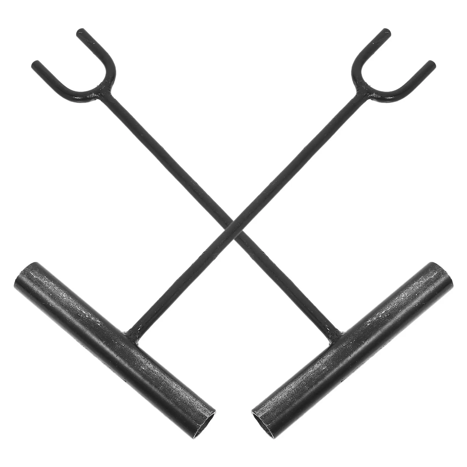 2Pcs T-Handle Valve Tool Set for Water Meter, Sprinkler, Hose Bib & Spigot Shut-Off – U-Shaped Multifunctional Key
