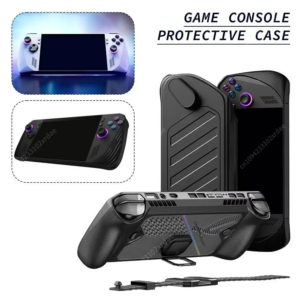 

JSAUX Rog Ally X Protective Case 360° Protection Full Cover Portable Travel Rechargeable With Front Cover For Rog Ally X Accesso