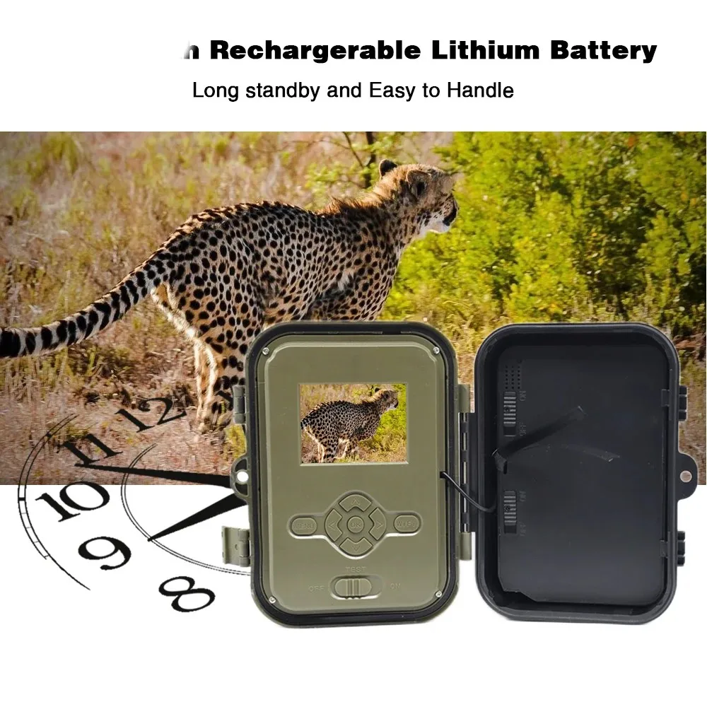 4K 30MP Trail Camera Live Stream with WIFI  Bluetooth No 4G Network Hunting Camera Night Vision 8000mAh Li-Battery WiFi940PROLI