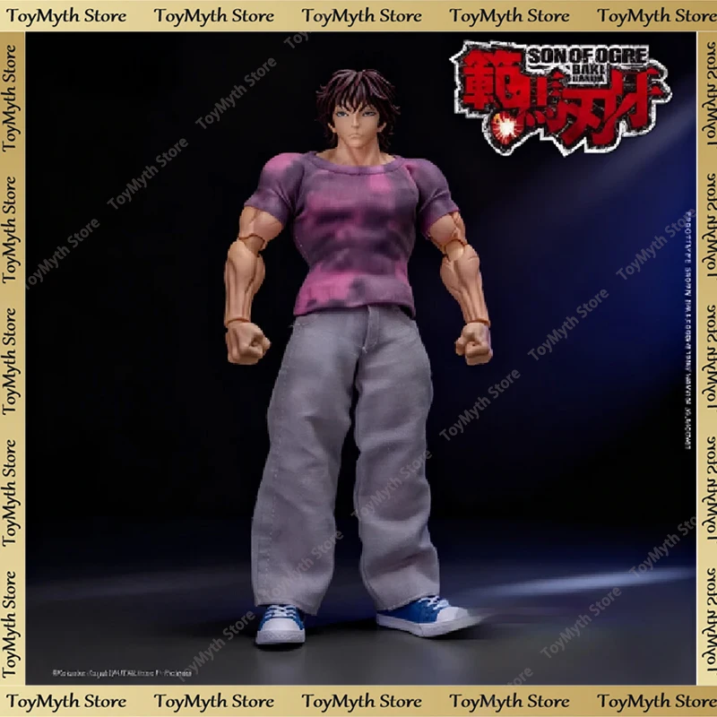 

1/12 Scale Anime Baki Hanma Oni Action Figure Real Man Assembly Model Figurine Desk Decoration Ornaments Toys Statue Gifts Kids