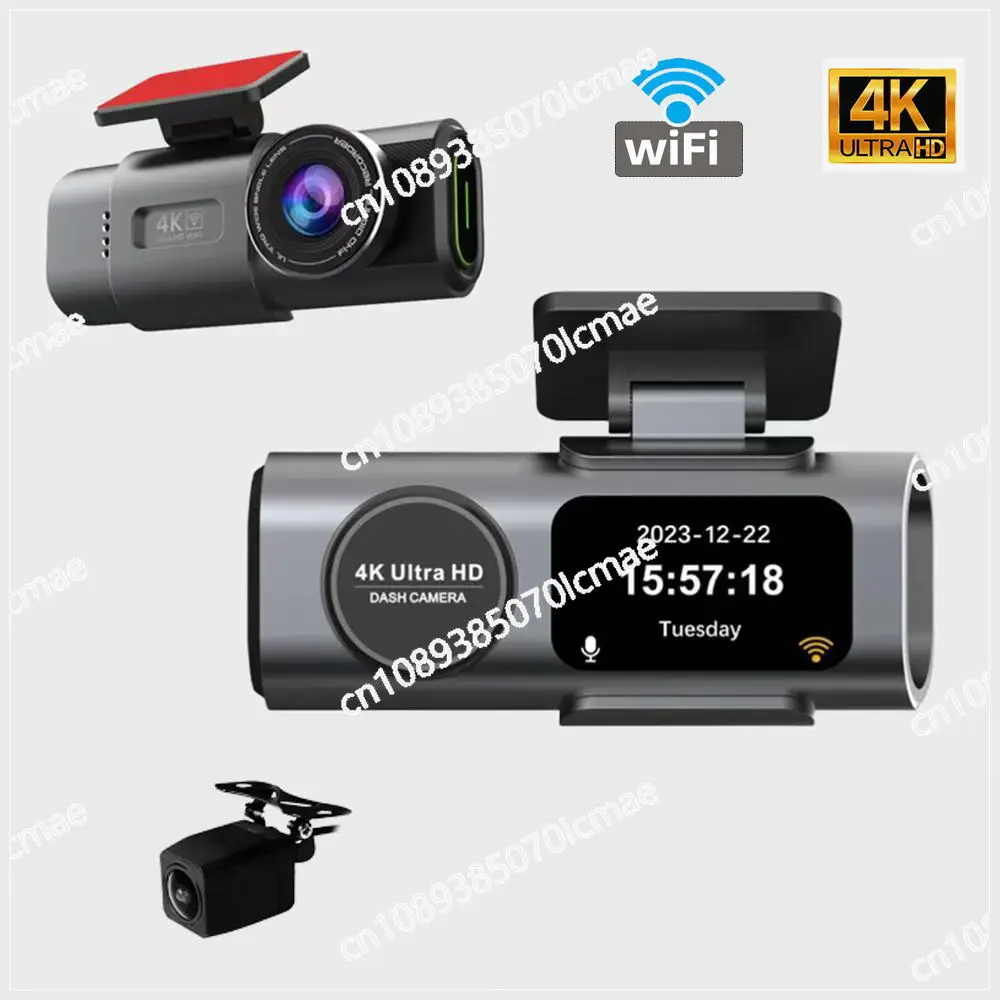 Definition Night Vision Mobile Phone Interconnection Free Wiring Reversing Image Front and Rear Dual Camera Monitoring Machine