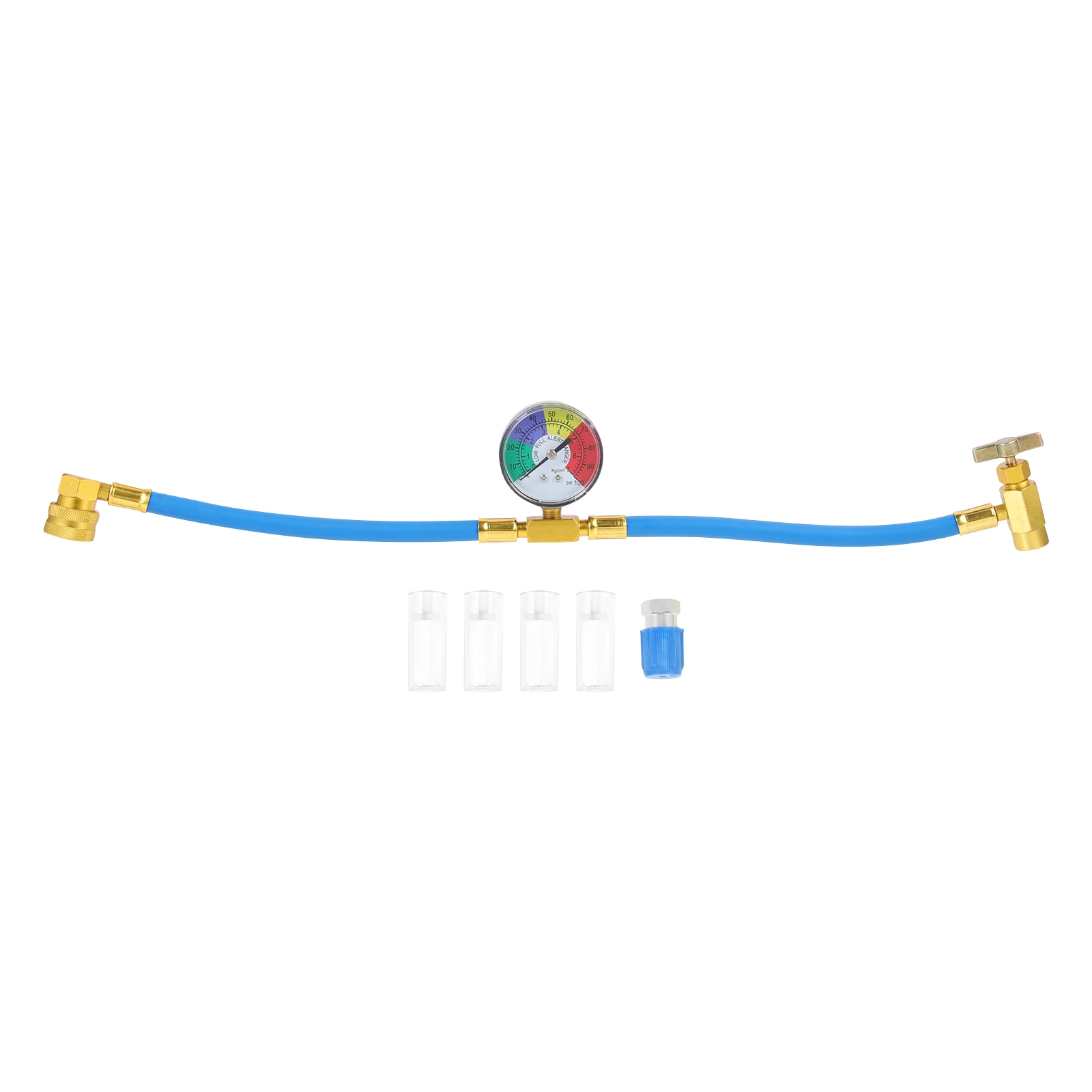 

Refrigerant Supplement Pipe Gauge Automotive Air Conditioning Charging Car Supplies Pressure