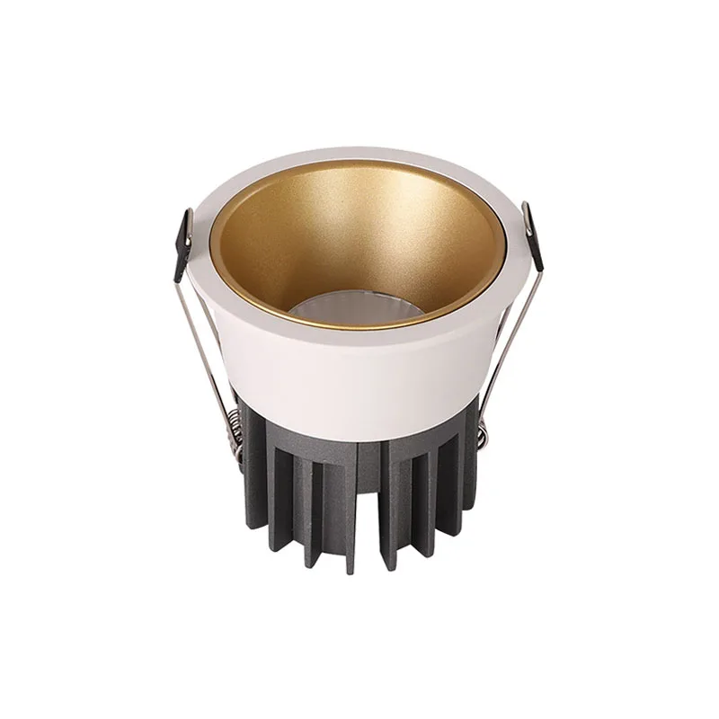 Dimmable embutido LED COB Downlight, lâmpada do teto, luz de alumínio, holofote, interior, loja quente, 7W, 10W, 15W, 20W, 24W, AC85, 265V