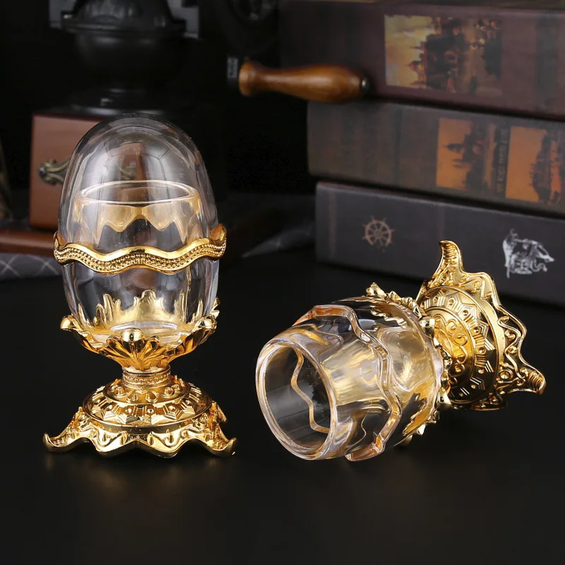

Creative Egg Shaped Metal Toothpick Holder with Base, Suitable for Toothpick Holders in Living Rooms and Dining Rooms