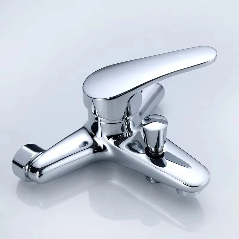 Bathroom Shower Faucet Mixing Valve Wall Mounted Hot Cold Water Taps Household Toilet Bathtub Faucet Bathroom Accessories