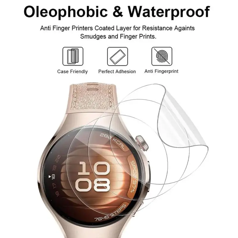 Hydrogel Film Für Huawei Uhr 5 42mm 46mm Smart Uhr Bildschirm Schutz Anti-scratch Weiche Filme Für Huawei uhr GT6/5 Pro 46mm